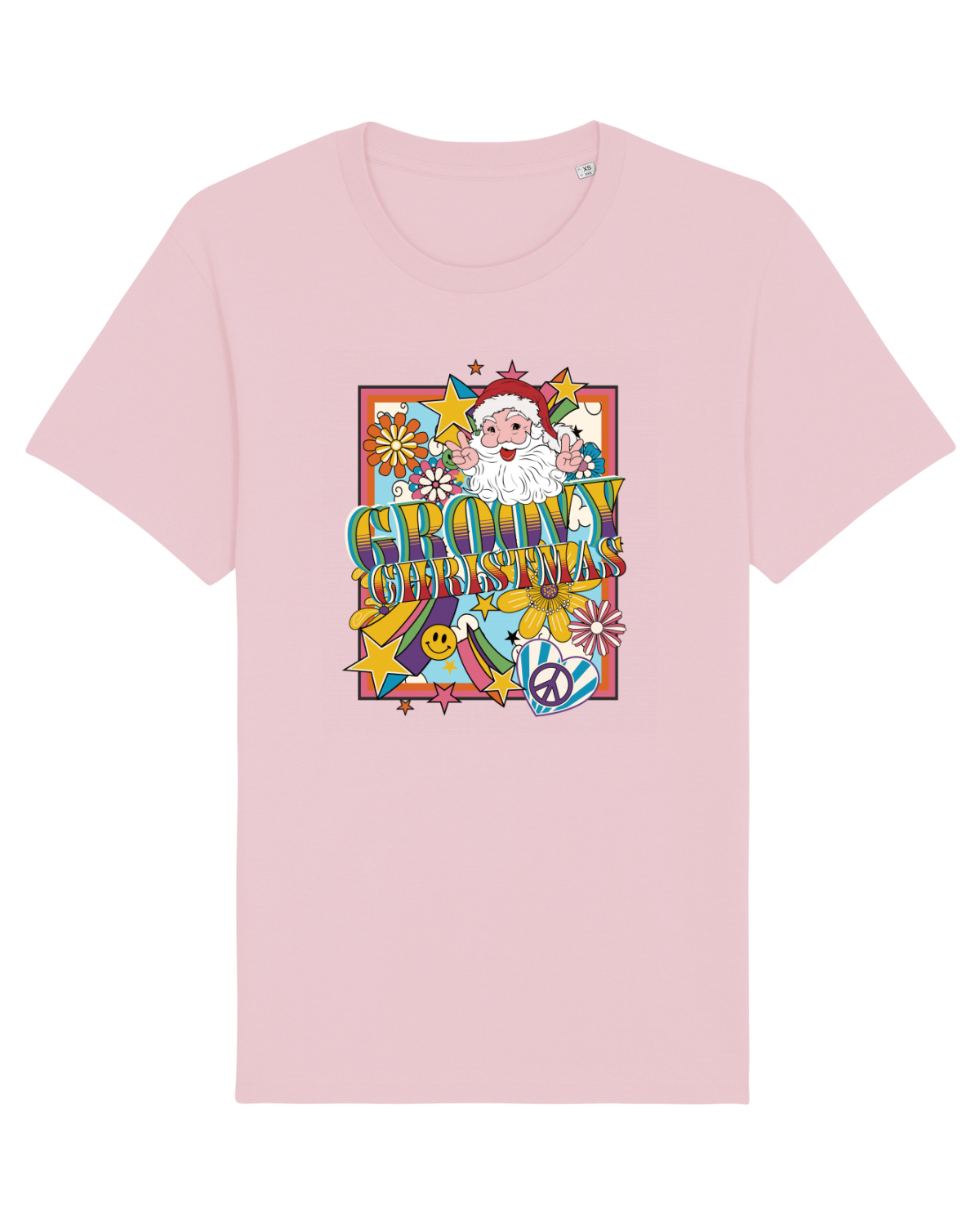 Tricou mânecă scurtă Unisex Rocker Cotton Pink