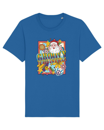 retro de Craciun - Groovy Christmas Royal Blue