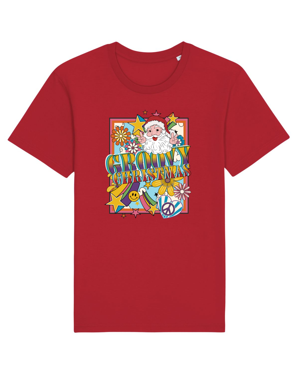 Tricou mânecă scurtă Unisex Rocker Red