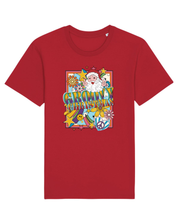 retro de Craciun - Groovy Christmas Red