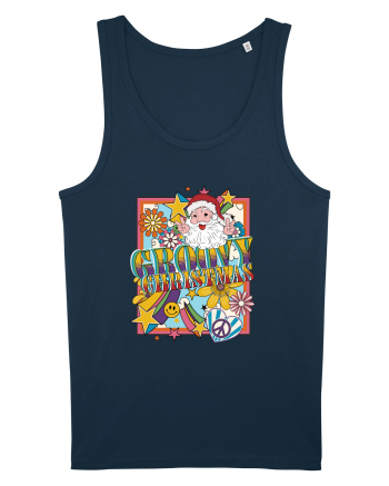 retro de Craciun - Groovy Christmas Navy