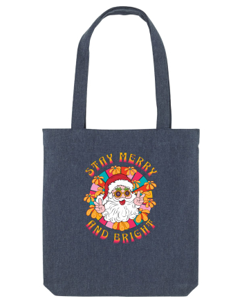 retro de Craciun - Stay merry and bright Midnight Blue