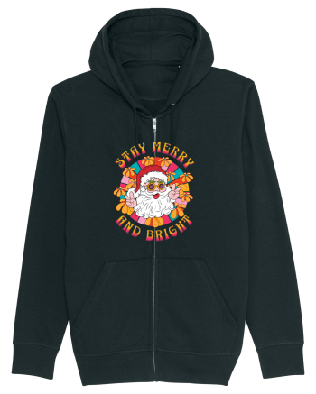 retro de Craciun - Stay merry and bright Black