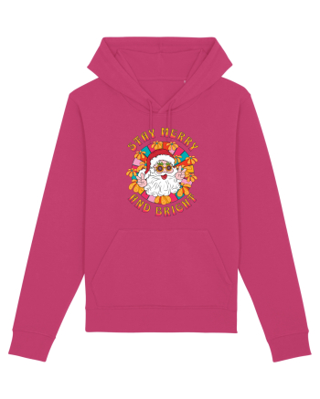 retro de Craciun - Stay merry and bright Raspberry