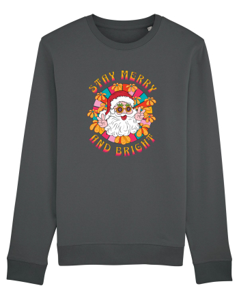 retro de Craciun - Stay merry and bright Anthracite