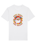retro de Craciun - Stay merry and bright Tricou mânecă scurtă Unisex Rocker