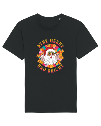 retro de Craciun - Stay merry and bright Black