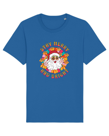 retro de Craciun - Stay merry and bright Royal Blue