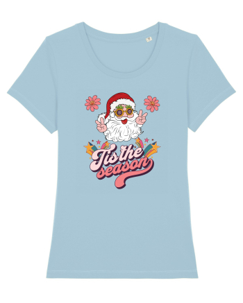 retro de Craciun - Tis the season Sky Blue