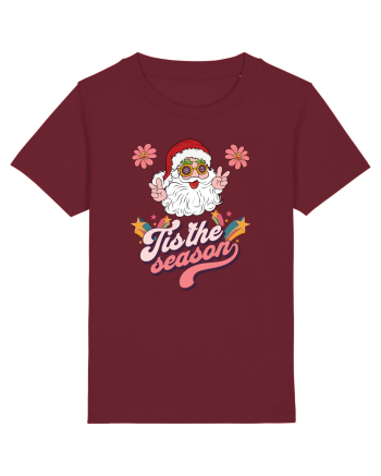 retro de Craciun - Tis the season Burgundy