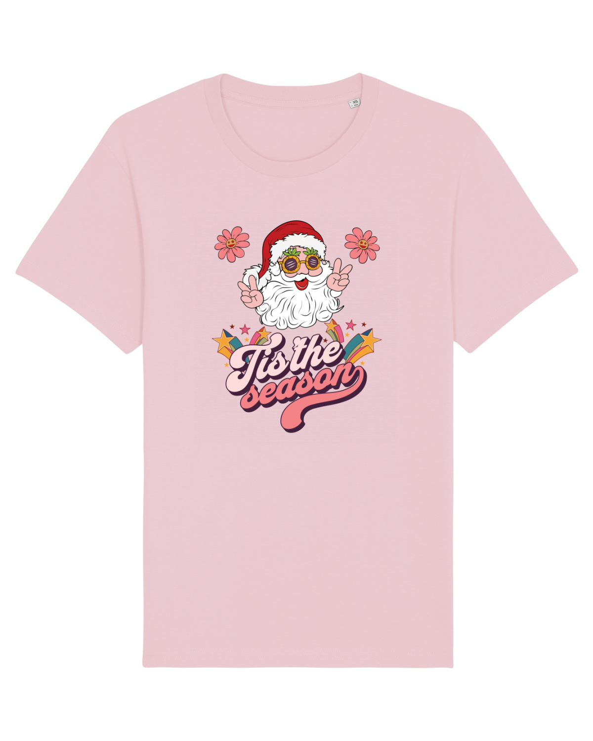 Tricou mânecă scurtă Unisex Rocker Cotton Pink