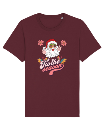 retro de Craciun - Tis the season Burgundy