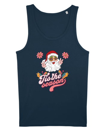retro de Craciun - Tis the season Navy