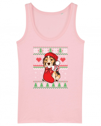 de Craciun cu caini - Beagle Cotton Pink