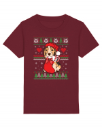 de Craciun cu caini - Beagle Tricou mânecă scurtă  Copii Mini Creator