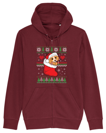 de Craciun cu caini - Beagle pup Burgundy