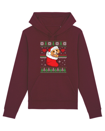 de Craciun cu caini - Beagle pup Burgundy