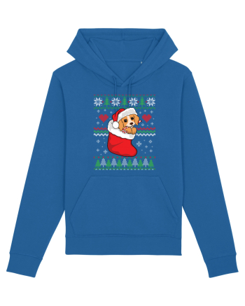 de Craciun cu caini - Beagle pup Royal Blue