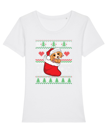 de Craciun cu caini - Beagle pup White