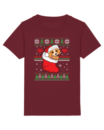 de Craciun cu caini - Beagle pup Burgundy