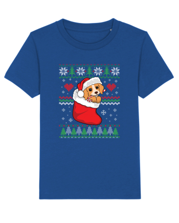 de Craciun cu caini - Beagle pup Majorelle Blue