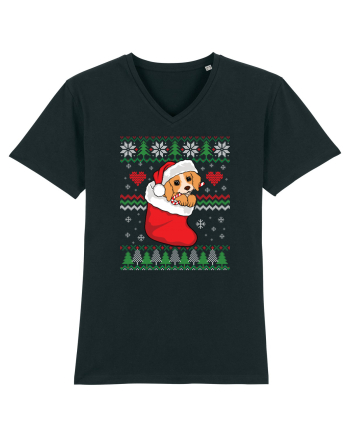 de Craciun cu caini - Beagle pup Black