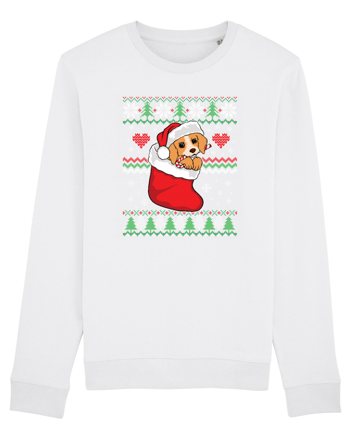 Bluză mânecă lungă Unisex Rise White