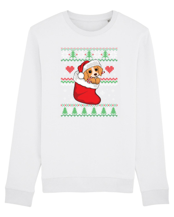 de Craciun cu caini - Beagle pup White