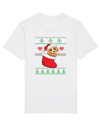 de Craciun cu caini - Beagle pup White