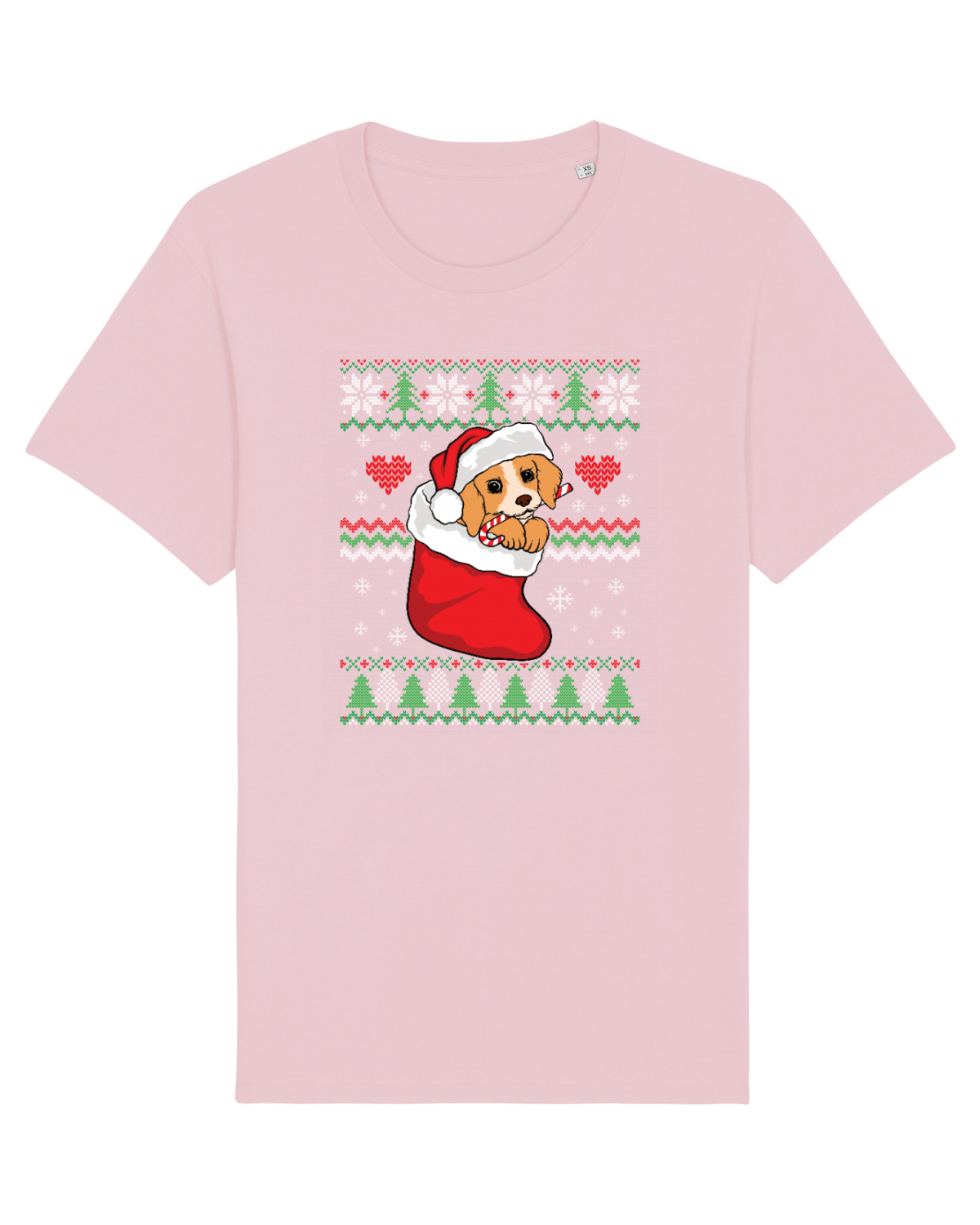 Tricou mânecă scurtă Unisex Rocker Cotton Pink