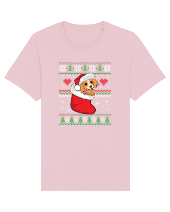 de Craciun cu caini - Beagle pup Cotton Pink