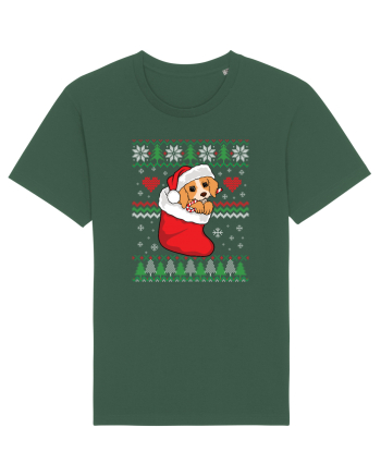 de Craciun cu caini - Beagle pup Bottle Green