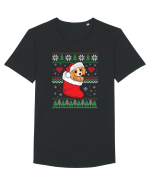 de Craciun cu caini - Beagle pup Tricou mânecă scurtă guler larg Bărbat Skater