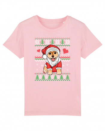 de Craciun cu caini - Corgi Cotton Pink