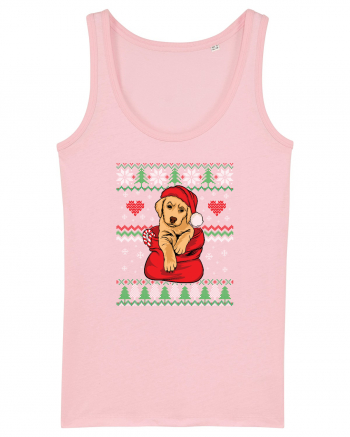 de Craciun cu caini - Golden retriever Cotton Pink