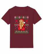 de Craciun cu caini - Golden retriever Tricou mânecă scurtă  Copii Mini Creator