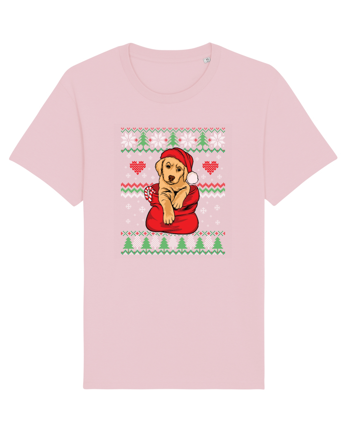 Tricou mânecă scurtă Unisex Rocker Cotton Pink