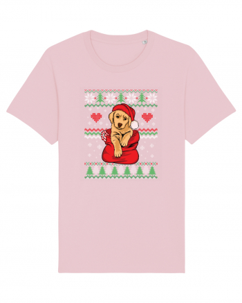 de Craciun cu caini - Golden retriever Cotton Pink