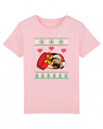 de Craciun cu caini - Pug Cotton Pink