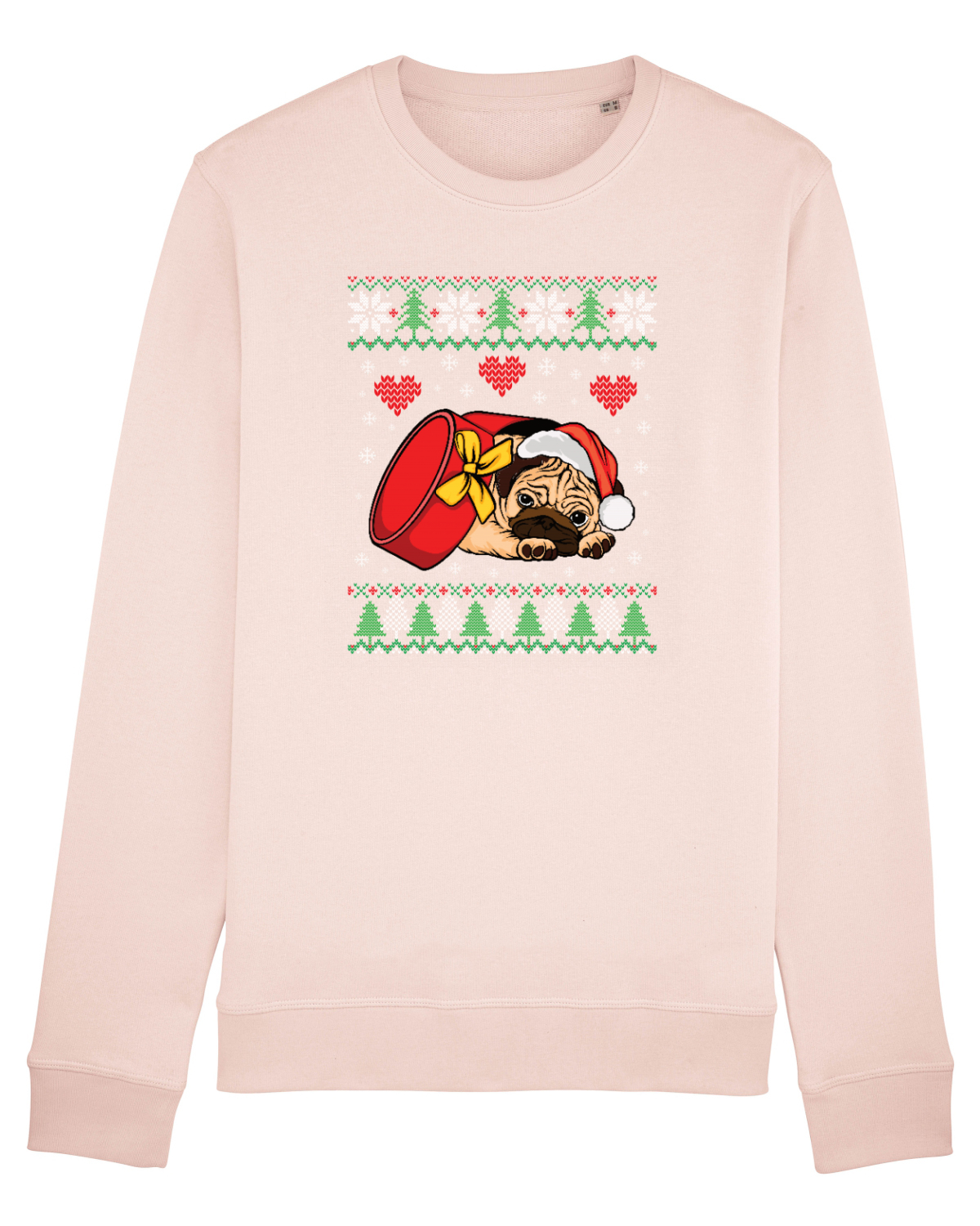 Bluză mânecă lungă Unisex Rise Candy Pink