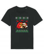 de Craciun cu caini - Pug Tricou mânecă scurtă Unisex Rocker