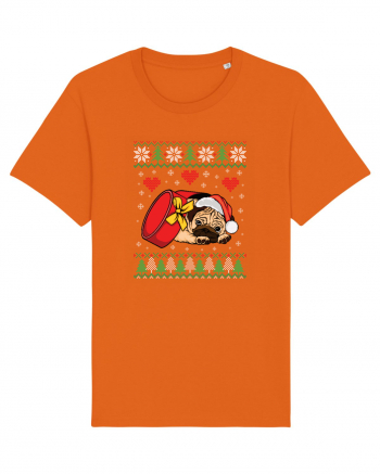 de Craciun cu caini - Pug Bright Orange