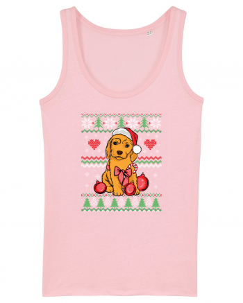 de Craciun cu caini - Spaniel Cotton Pink