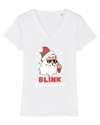 amuzant de Craciun - Blink if you want me  White