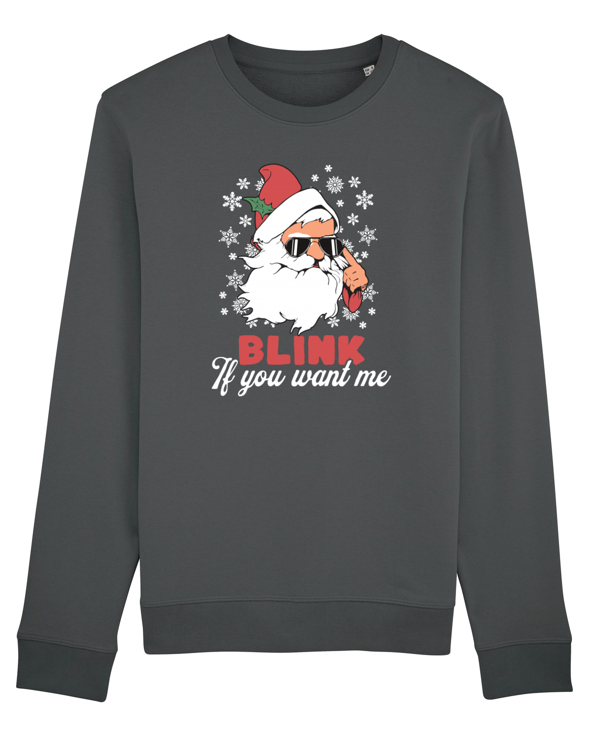 Bluză mânecă lungă Unisex Rise Anthracite