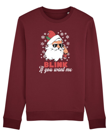 amuzant de Craciun - Blink if you want me  Burgundy