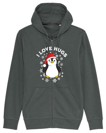 amuzant de Craciun - I love hugs  Anthracite