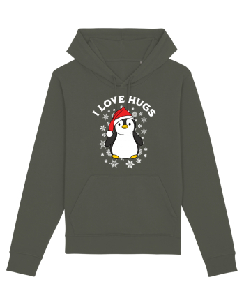 amuzant de Craciun - I love hugs  Khaki