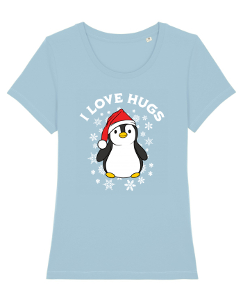 amuzant de Craciun - I love hugs  Sky Blue