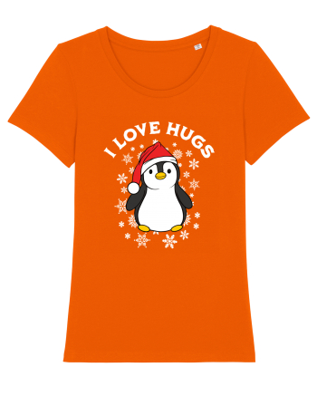 amuzant de Craciun - I love hugs  Bright Orange